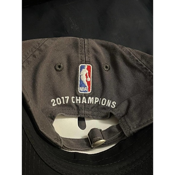 Golden State Warriors Adidas 2017 NBA Champions Unstructured‎ Adjustable Cap New - Picture 5 of 5